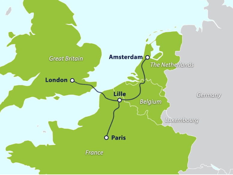 Eurostar High Speed Train Routes Map Schedule Timing Reservation